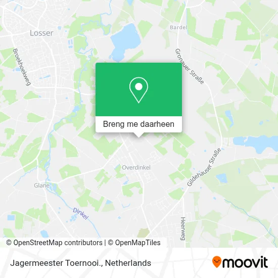 Jagermeester Toernooi. kaart