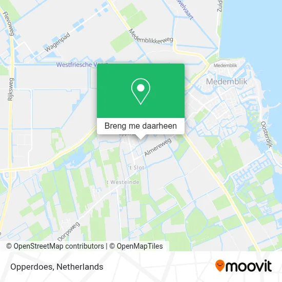 Opperdoes kaart