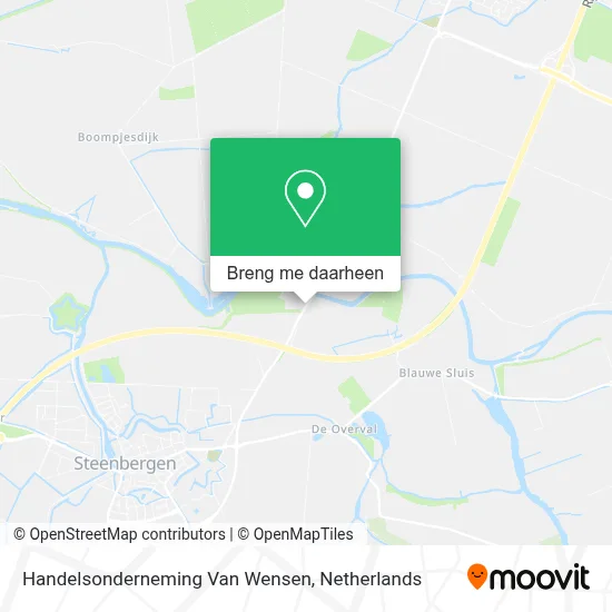 Handelsonderneming Van Wensen kaart