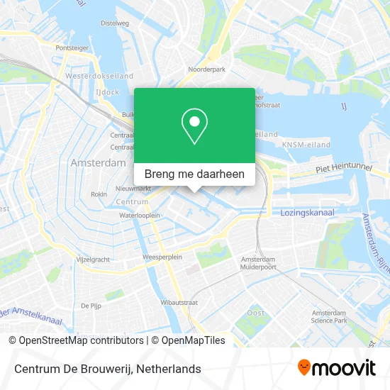 Centrum De Brouwerij kaart