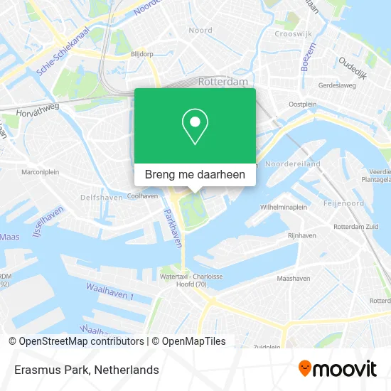 Erasmus Park kaart