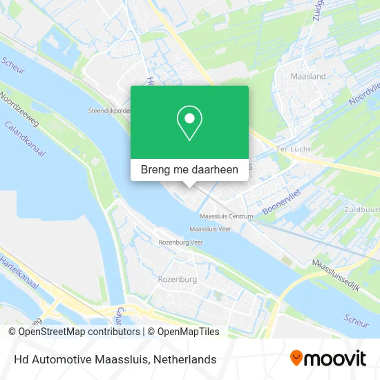 Hd Automotive Maassluis kaart