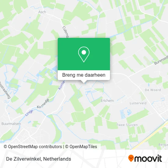 De Zilverwinkel kaart