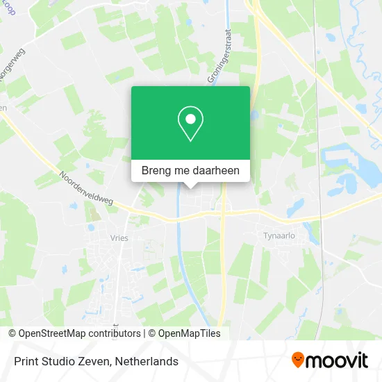 Print Studio Zeven kaart