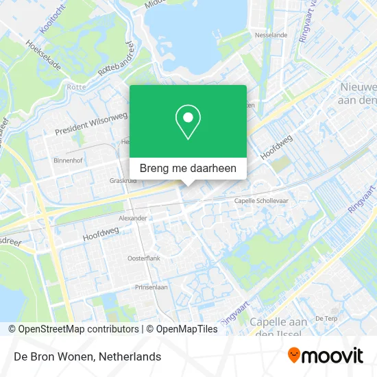 De Bron Wonen kaart