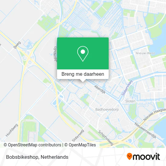 Bobsbikeshop kaart