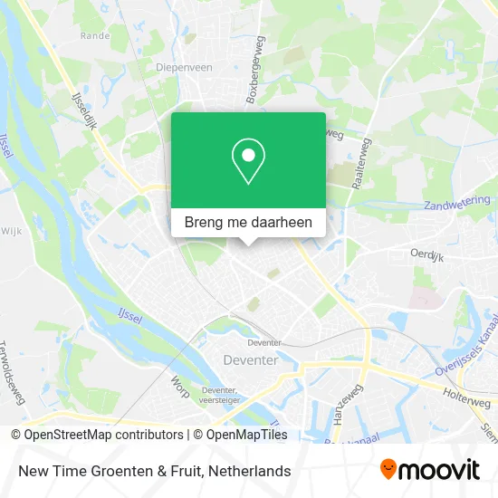New Time Groenten & Fruit kaart