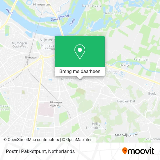 Postnl Pakketpunt kaart