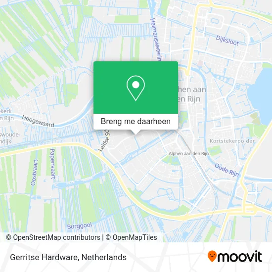 Gerritse Hardware kaart