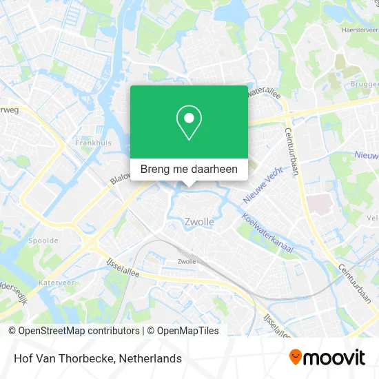 Hof Van Thorbecke kaart