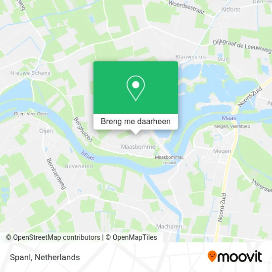 Spanl kaart