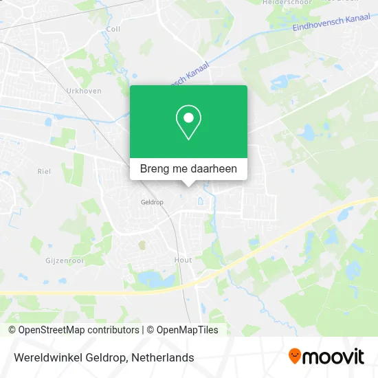 Wereldwinkel Geldrop kaart
