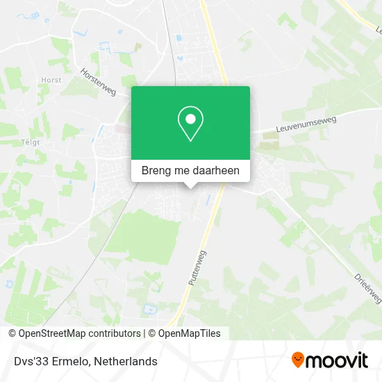 Dvs'33 Ermelo kaart