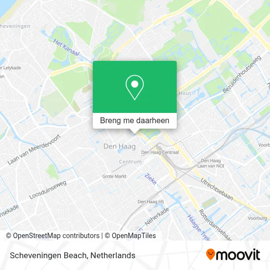 Scheveningen Beach kaart