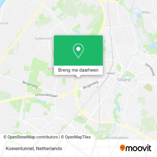 Koeientunnel kaart