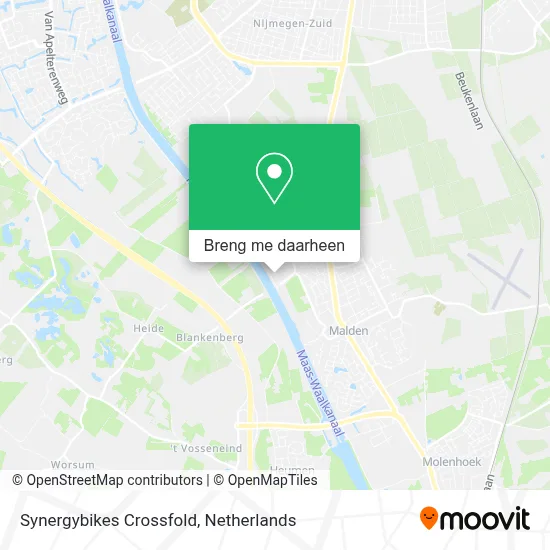 Synergybikes Crossfold kaart
