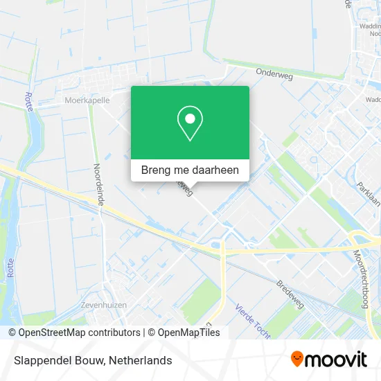 Slappendel Bouw kaart