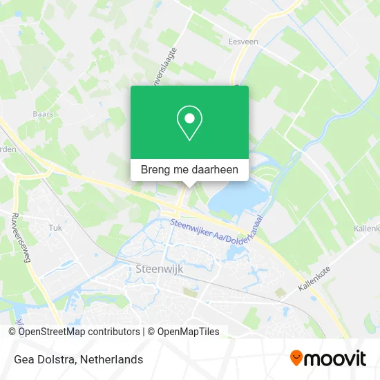 Gea Dolstra kaart
