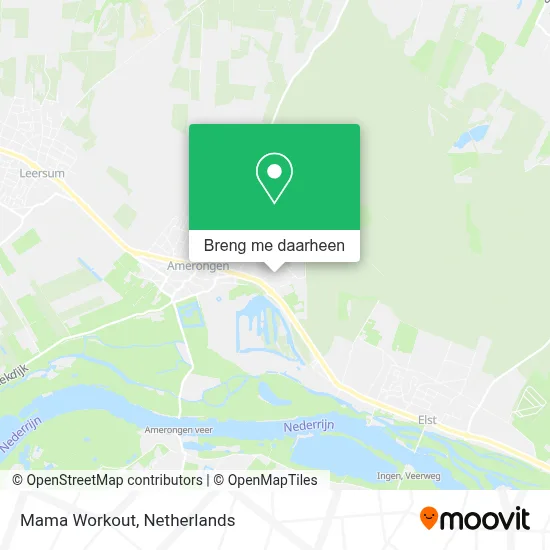 Mama Workout kaart