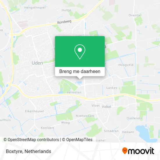Boxtyre kaart