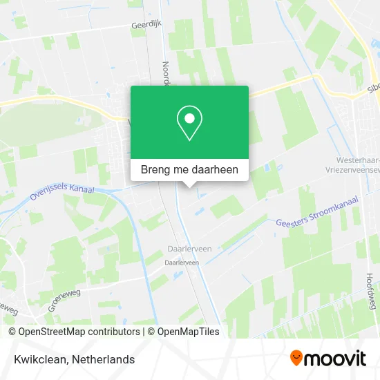 Kwikclean kaart