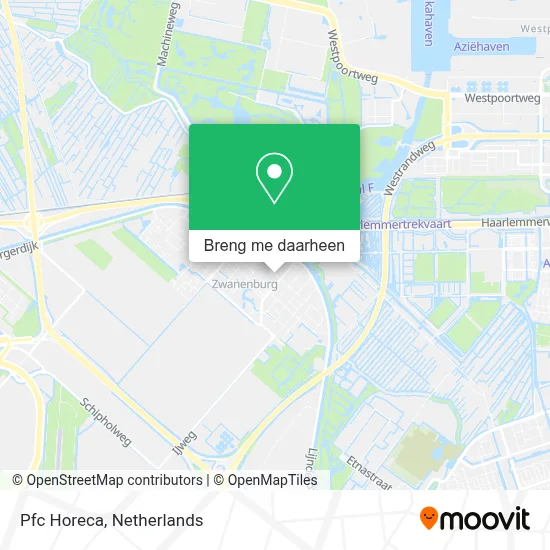 Pfc Horeca kaart