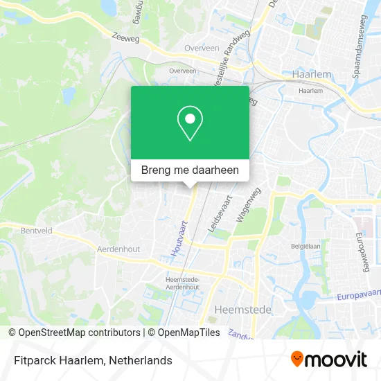 Fitparck Haarlem kaart