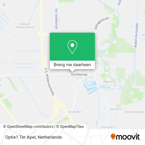 Optie1 Ter Apel kaart