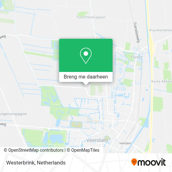 Westerbrink kaart