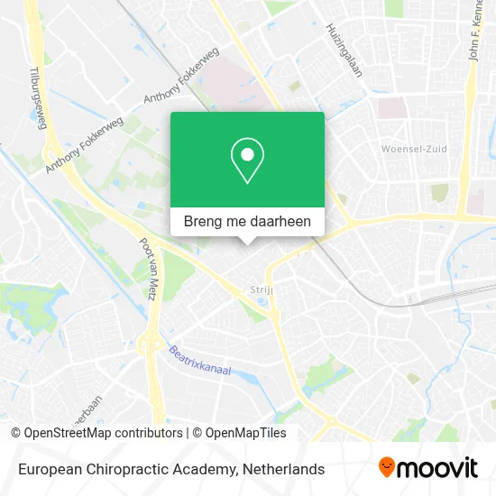 European Chiropractic Academy kaart