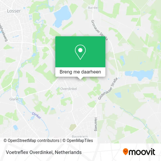 Voetreflex Overdinkel kaart