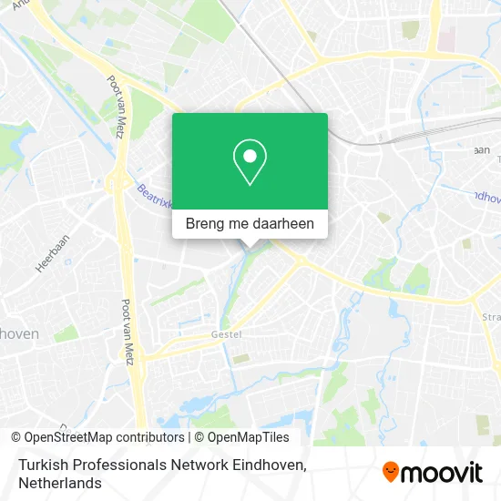 Turkish Professionals Network Eindhoven kaart