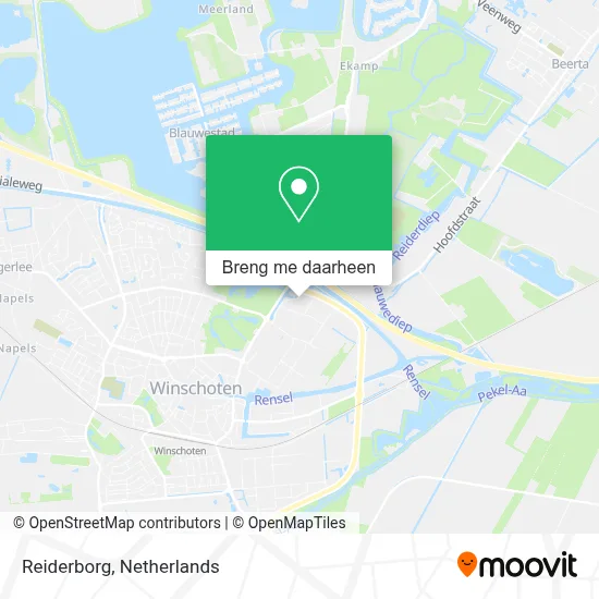 Reiderborg kaart
