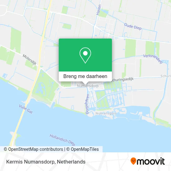 Kermis Numansdorp kaart