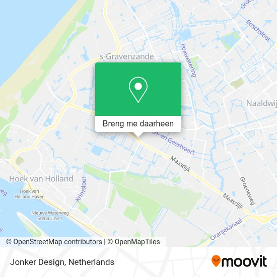 Jonker Design kaart