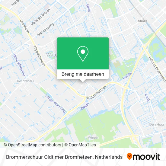 Brommerschuur Oldtimer Bromfietsen kaart