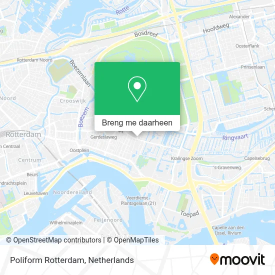 Poliform Rotterdam kaart