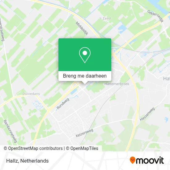 Hallz kaart
