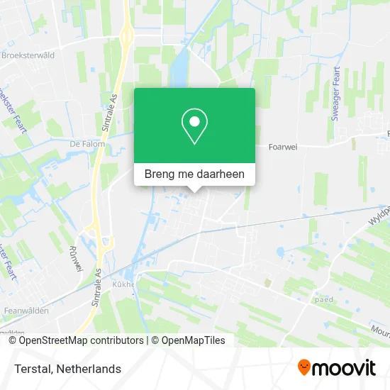Terstal kaart