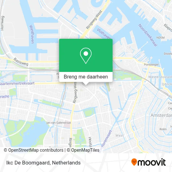 Ikc De Boomgaard kaart