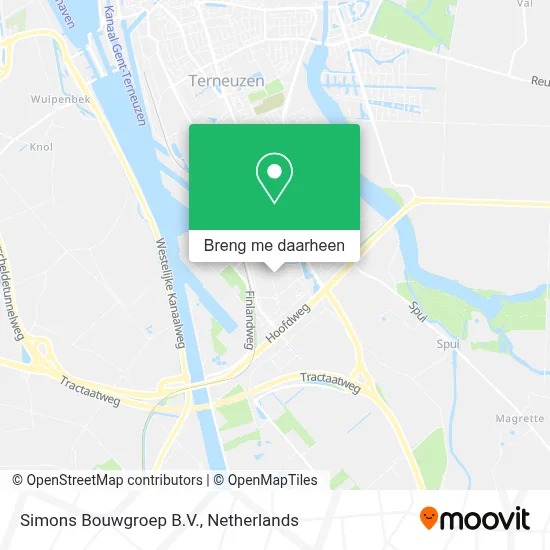 Simons Bouwgroep B.V. kaart