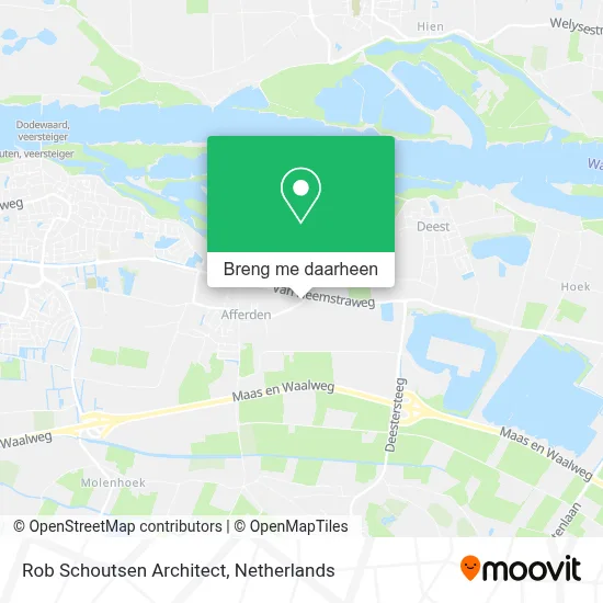 Rob Schoutsen Architect kaart