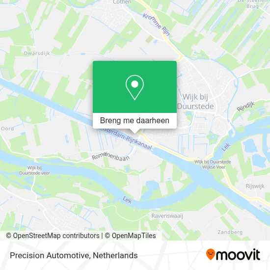 Precision Automotive kaart
