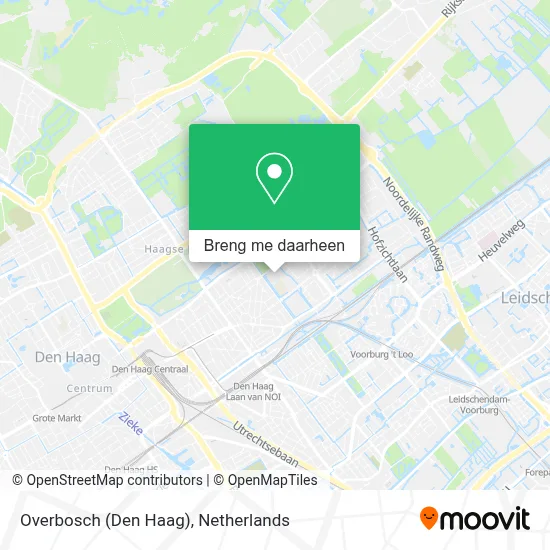 Overbosch (Den Haag) kaart