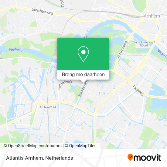 Atlantis Arnhem kaart