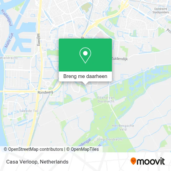 Casa Verloop kaart