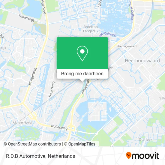R.D.B Automotive kaart