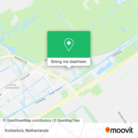 Kotterbos kaart
