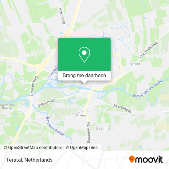 Terstal kaart