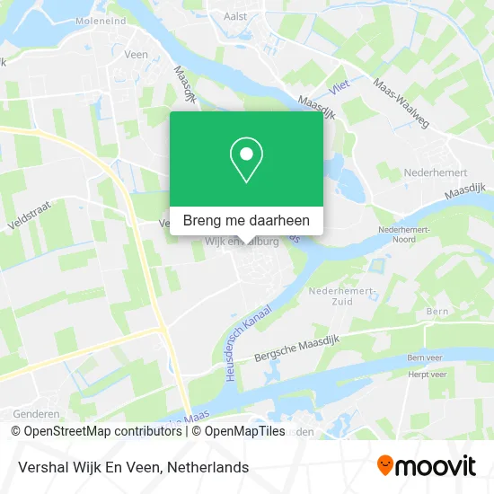 Vershal Wijk En Veen kaart